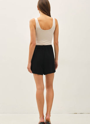 NEW SHADE[SOFT CORE] BASIC SCOOP NECK TANK: CHOCOLATE MILK / M