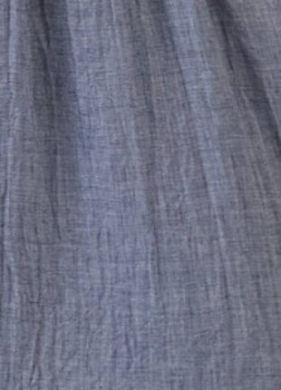 Close-up of textured blue fabric